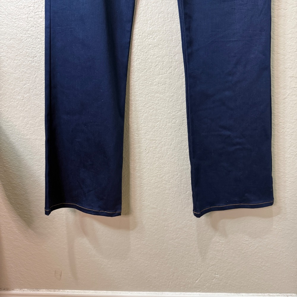 Guess Jeans Dark Blue V-Yoke Straight Leg Pants Sz 30 Western 70's Style - Picture 3 of 9